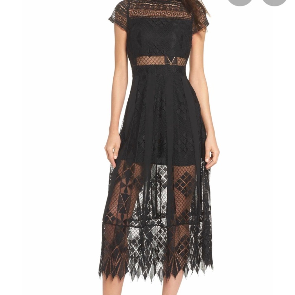 foxiedox cocktail dress Foxiedox dress women small lace long sleeve sheath open back cocktail red